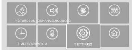 PICTURESOUND CHANNELSOURCES TIMELOCK SYSTEM SETTINGS
