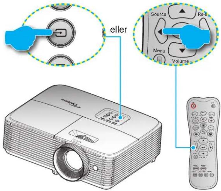 OPTOMA HD28E - SÅDAN BRUGES PROJEKTOREN - 1