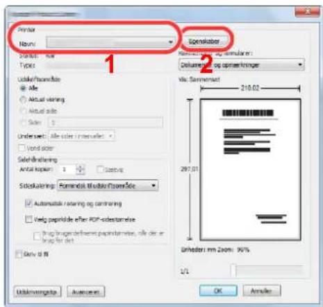 KYOCERA ECOSYS M2635dn - Konfigurér indstillingerne. - 1