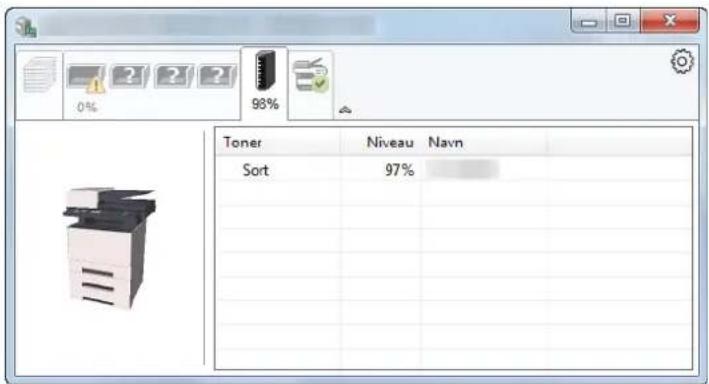KYOCERA ECOSYS M2635dn - Tonerstatusfanen - 1