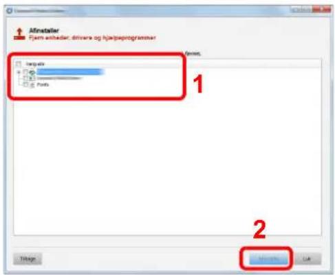 KYOCERA ECOSYS M2635dn - Afinstallation af softwaren - 1