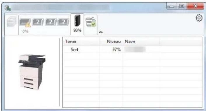 KYOCERA ECOSYS M2135dn - Tonerstatusfanen - 1