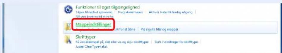 Funktioner til åget tilgængelighed Tilpas til bedet synseme Brug skermleser Aktiver tastes til hurtig adgang | På styr brøntret til eller for Mappeindstillinger Skrifttyper Få vist eksampel på, slet eller via og skjul skrifttyper Skift indstillinger for skrifttype Juster ClearType-tekst