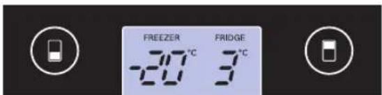 FREEZER FRIDGE -20°C 3°C
