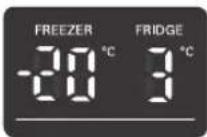 LG GBB530PZCFB - Sådan justeres temperaturen i køleskabs- og fryser-sektionen - 5