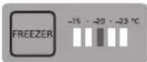 LG GB7143A2HZ - Sådan justeres temperaturen i køleskabs- og fryser-sektionen - 7