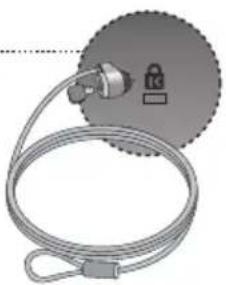 LG W2363V-WF - Kensington-sikkerhedsstik - 1