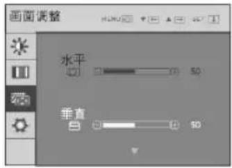 画面调整 水平 垂直