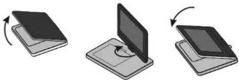 LG DP381B - LCD-näytön kääntäminen - 1