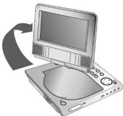 LG DP271-P - Sådan drejer du LCD'en - 1