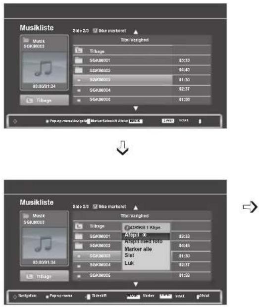 LG M1962D - SÅDAN BRUGER DU EN USB-ENHED - 1