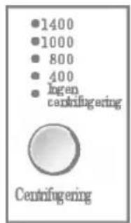 1400 1000 800 400 Ingen centrifugering Centrifugering