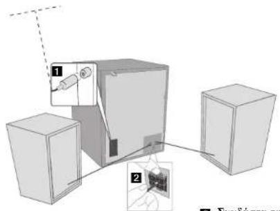 Diagram showing a device with labeled parts and a hand pointing to a component, likely illustrating a mechanical or electrical setup.