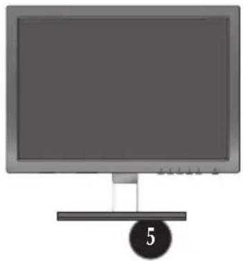 LG E1960S-PN - Montering af soklen - 3