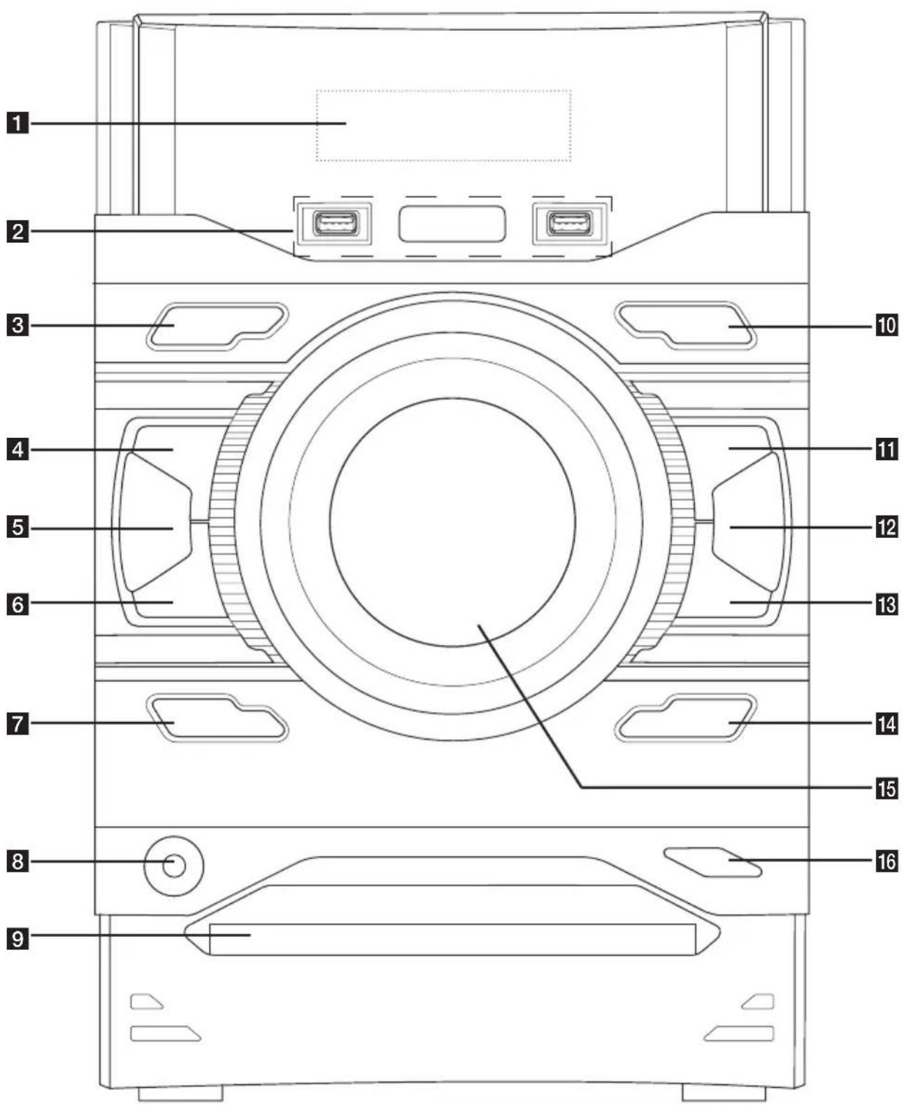 LG CM4550 - Μπροστινός πίνακας - 1
