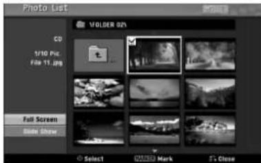 Photo List VOLDER OZ CD 1/10 Pic File 11.jpg Full Screen Blade Show Select OK/OK/OK Mark T Close
