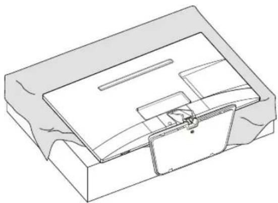 LG M2432T-PZ - Afmontering af soklen - 1