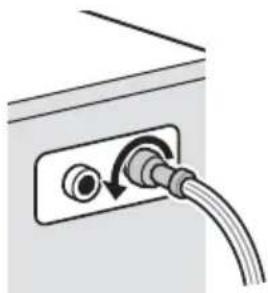 LG LSWD100 - Rengøring af indløbsslangens filter - 1