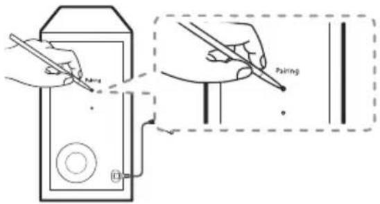 LG SJ7 - Første indstilling af et id for den trådløse subwoofer - 1