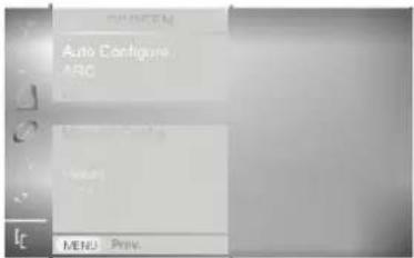 Auto Configure ARC MENU Print