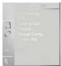 Auto Config Zoom in Out Position Manual Config Zoom Adj
