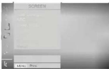 SCREEN ABC MENU Prev.