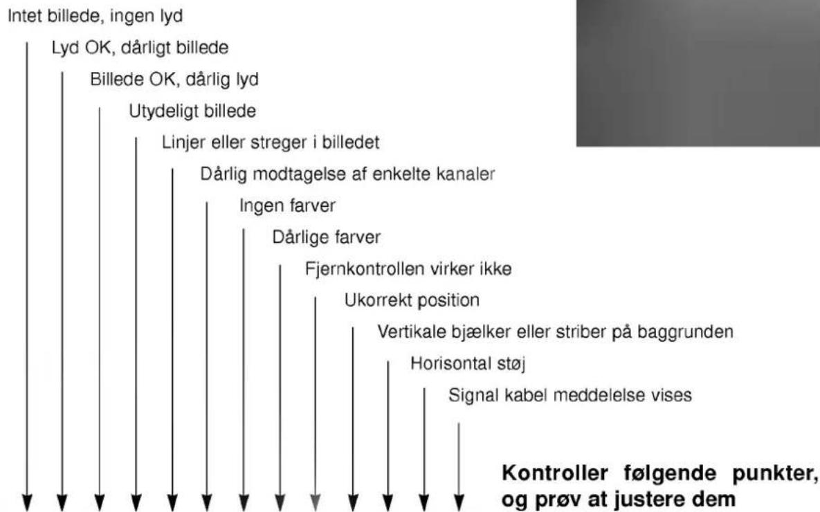 LG RZ-30LZ13 - Checkliste til fejlfinding - 1