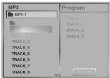 LG FFH-DV25AD - Programafspilning af en MP3-fil - 2