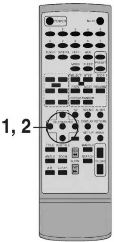 LG FFH-DV25AD - Almindelige procedurer for startindstillinger - 1