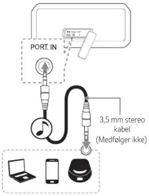LG PK3 - Sådan lytter du til musik fra din eksterne enhed - 1