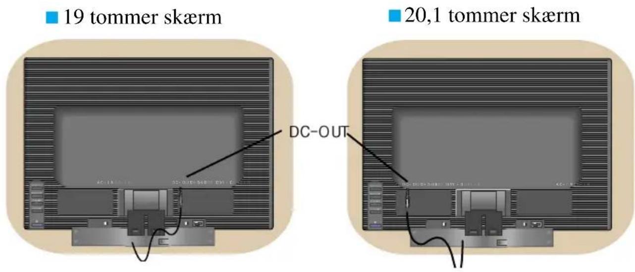 LG L204WT-SF - Sådan tilslutter du højttalerne - 2