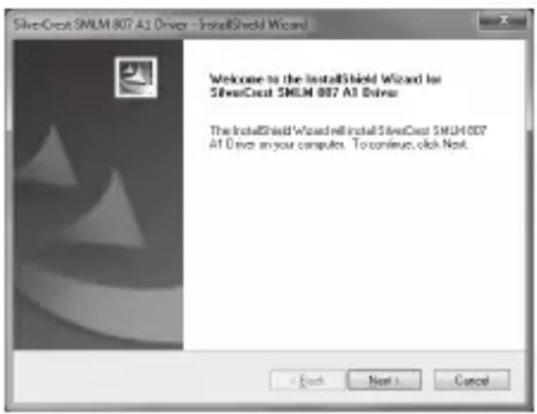 SilverCast SMLM 007 A1 Driver - InstallShield Wizard Welcome to the InstallShield Wizard for SilverCast SMLM 007 A1 Driver The InstallShield Wizard will install SilverCast SMLM 007 A1 Driver on your computer. To continue click Next. < Back Next > Cancel