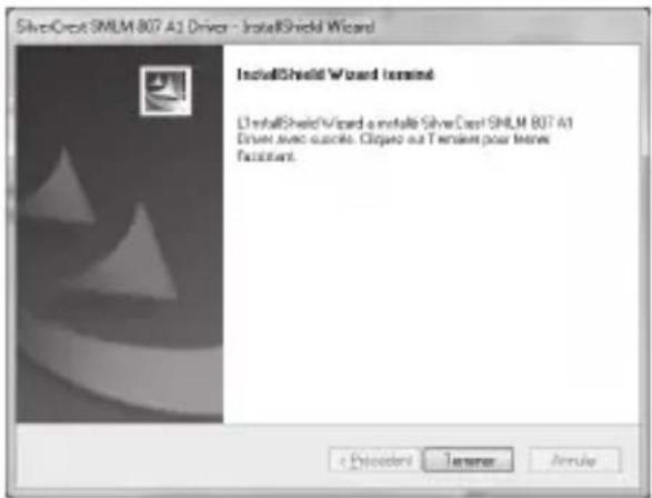SilverCrest SMLM 807 A1 Driver - InstallShield Wizard InstallShield Wizard Terminate LInstallShield Wizard is installed SilverCrest SMLM 807 A1 Driver avec ###. Cligued out Terminate pour Terminate Facilitant. < Expedenti Termination Annulup
