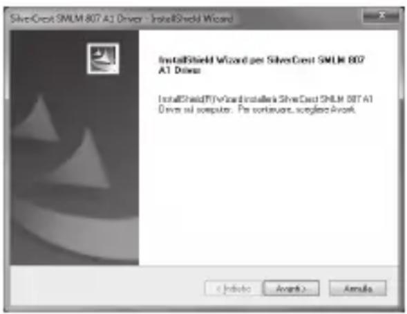 SilverCrest SMLM 807 A1 Driver - InstallShield Wizard InstallShield Wizard per SilverCrest SMLM 807 A1 Driver InstallShield(R) / installed installers SilverCrest SMLM 807 A1 Driver will computer. Prs software, soaglere Avork. < Indicate Avork > Cancel