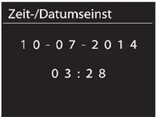 Zeit-/Datumseinst 1 0 - 0 7 - 2 0 1 4 0 3 : 2 8