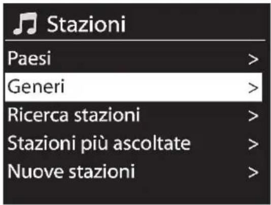 Stazioni Paesi > Generi > Ricerca stazioni > Stazioni più ascoltate > Nuove stazioni >