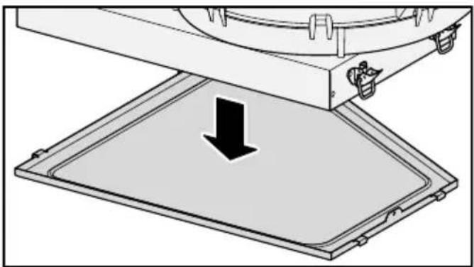 MIELE KMDA 7774 FL - Extractor drip tray - 1