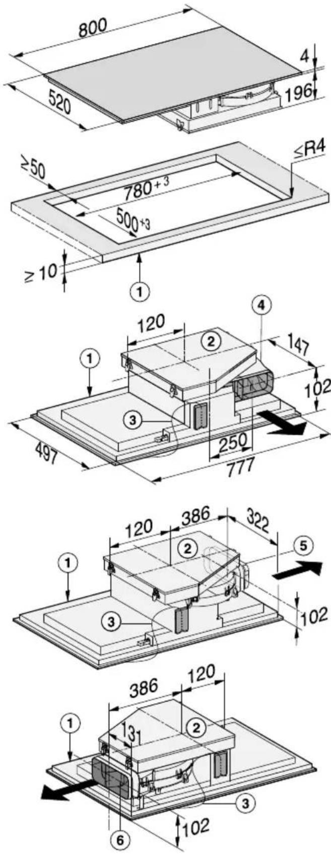 MIELE KMDA 7774 FL - Installation examples - 3