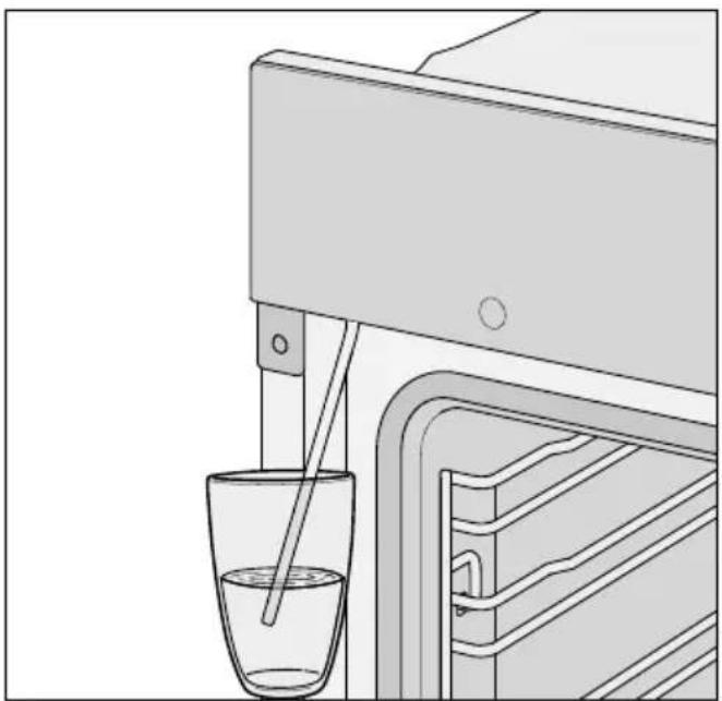 MIELE H 7365 BP - Vand stilles parat, og indsugningsproces startes - 1