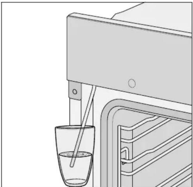 MIELE H 7365 BP - Ovnen opvarmes for første gang, og fordampningssystemet gennemskylles - 1