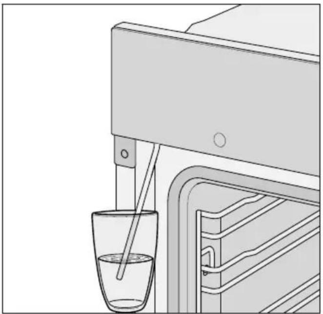 MIELE H 7165 BP - Ovnen opvarmes for første gang, og fordampningssystemet gennemskylles - 1