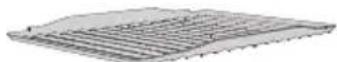 MIELE H 7165 BP - Grill- og stegeplade HGBB 71 - 1