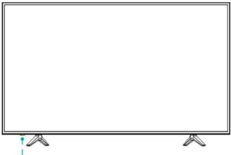 HISENSE H58A6100 - Vordeseite des Gerätes - 1