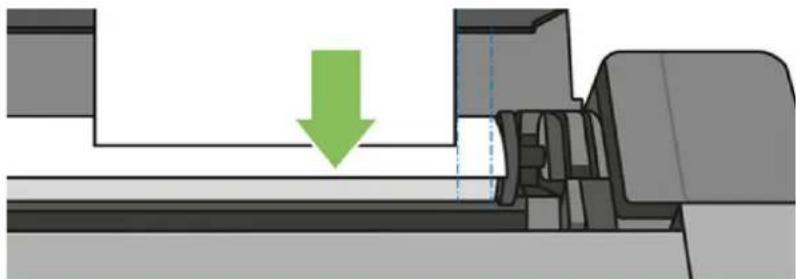 HP DesignJet T830 - llæg et enkelt ark - 4