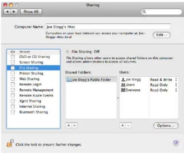 HP DesignJet T830 - Eksempel: Opret en scan-til-netværk-mappe under MAC OS X - 1