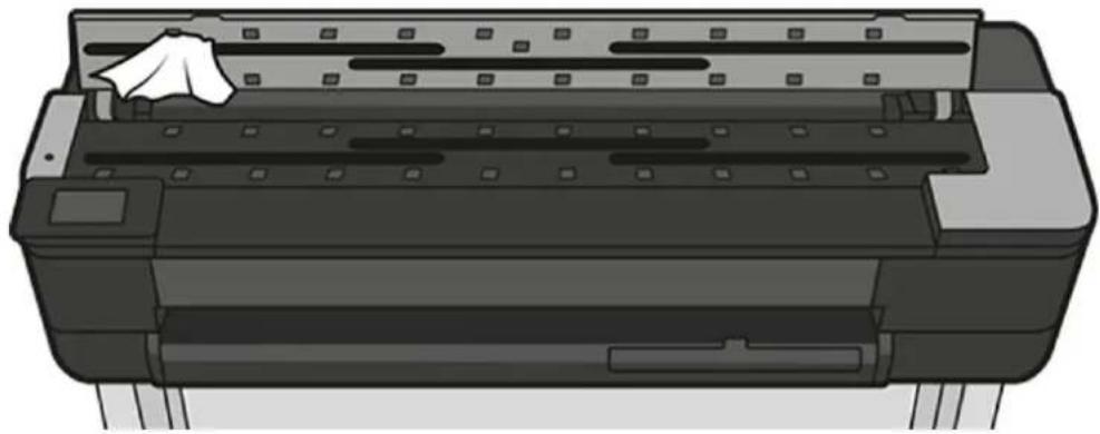 HP DesignJet T830 - Rens scanneren scannemoduler - 5