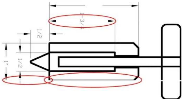 HP DesignJet T830 - Stregerne er for tykke, for tynde eller mangler - 1