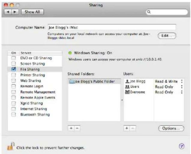HP DesignJet T830 - Eksempel: Opret en scan-til-netværk-mappe under MAC OS X - 2
