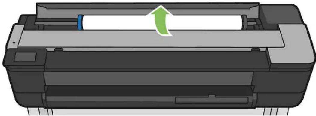 HP DesignJet T830 - llæg et enkelt ark - 3