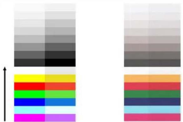 HP DesignJet T830 - Små farveforskelle mellem tilstødende scannemoduler - 2